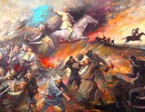 月出之战,暗夜星辰下的生死较量